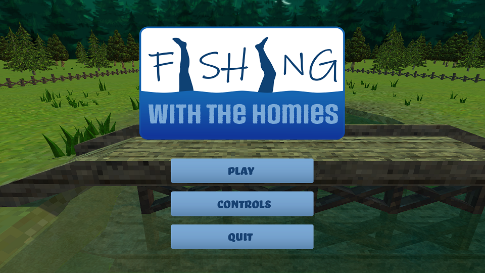 Starting Screen for Fishing With the Homies